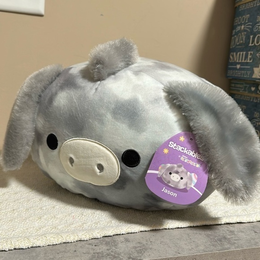 NWT Jason stackables donkey squishmallow